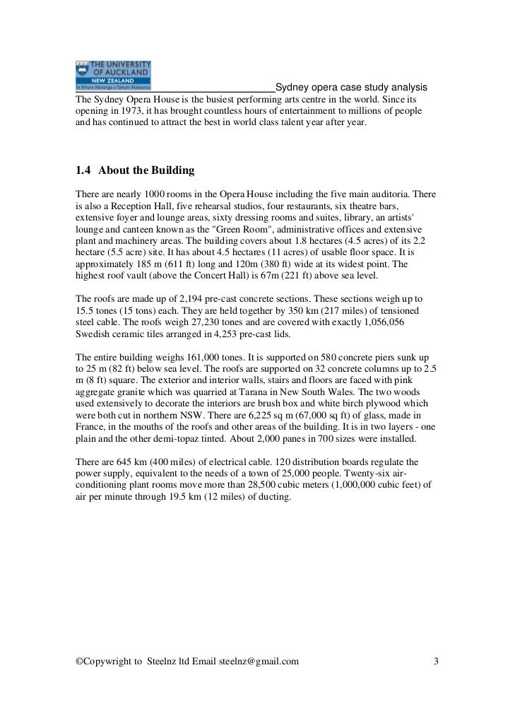 sydney opera house construction project management report sydney opera house construction project management report